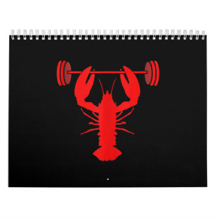 Calendrier Haltérophilie Du Homard À La Salle De Fitness