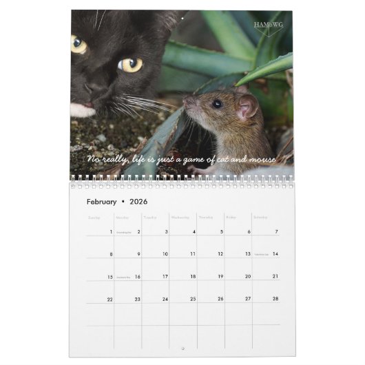 Calendrier HAMbWG 2019 Vie Imitation Art (Feb 2026)