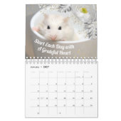 Calendrier Hammyville - Motivation Cute Hamster avec fleurs (Jan 2027)
