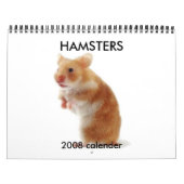 Calendrier hamster1, HAMSTERS, 2008 calender (Protection)