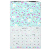 Calendrier Hand Drawn Botanical and Abstract Art Calendar (Jan 2027)