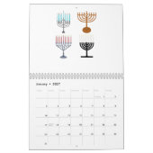 Calendrier Hanoukka judaïsme religion juive (Jan 2027)