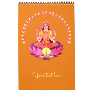 Calendrier Happy Diwali - Deepalavi Lakshmi Goddess 1