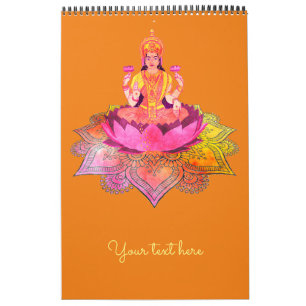 Calendrier Happy Diwali - Deepalavi Lakshmi Goddess 4