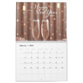 Calendrier happy new year 2026 champagne glow (Feb 2026)