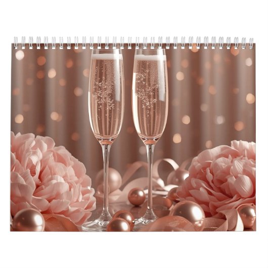 Calendrier happy new year 2026 champagne glow (Protection)