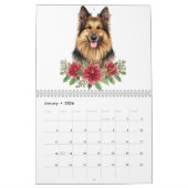 Calendrier Happy New Year 2026 Dog Art (Jan 2026)
