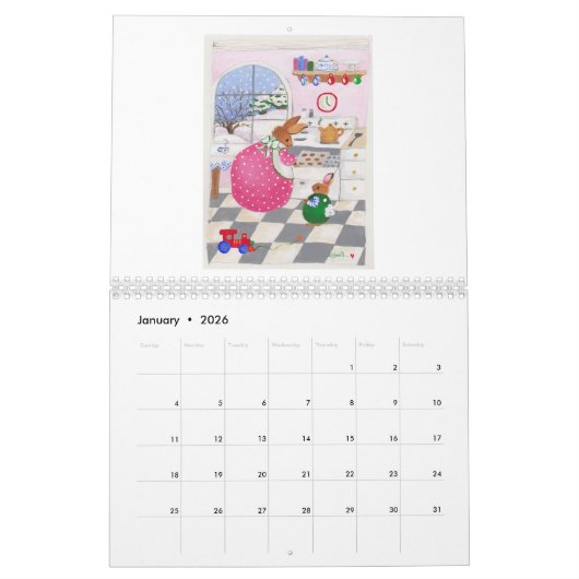 Calendrier Happy Thoughts 2026 (Jan 2026)