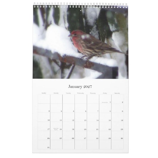 Calendrier Harmonie (Jan 2027)