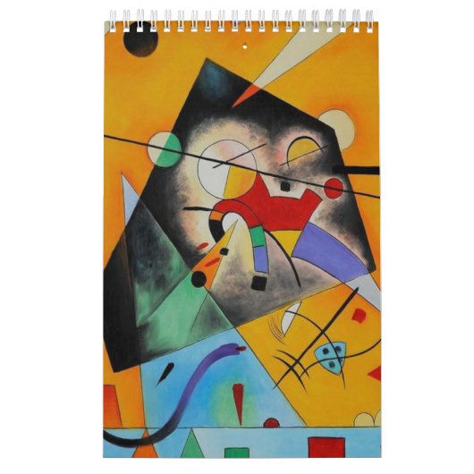 Calendrier Harmonie tranquille Wassily Kandinsky (Protection)