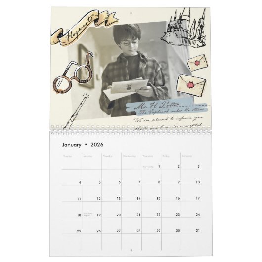 Calendrier HARRY POTTER™ | Bienvenue À Hogwarts™ (Jan 2026)