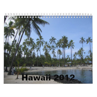 CALENDRIER HAWAÏ 2012
