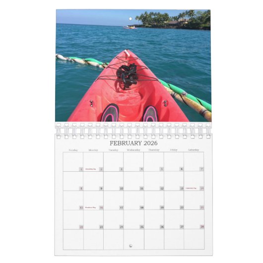 Calendrier Hawaii (Feb 2026)