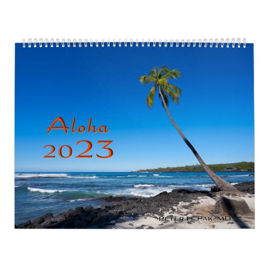 Calendrier Hawaii 2023 (Protection)
