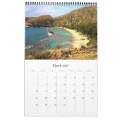 Calendrier Hawaii - États-Unis - (Mar 2027)