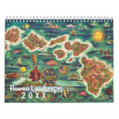 Calendrier Hawaii Landscapes (Protection)