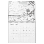 Calendrier Hawaii Plages Couleur Il Vous-Même (Feb 2027)