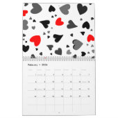 Calendrier Hearts (Feb 2026)