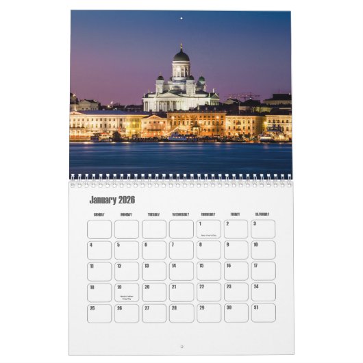 Calendrier Helsinki-Finland Calendar (Jan 2026)
