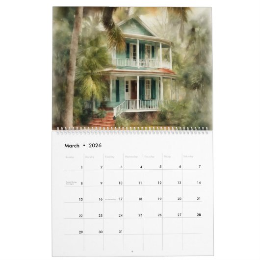 Calendrier Hemingway Hideaway 2024 - (Mar 2026)