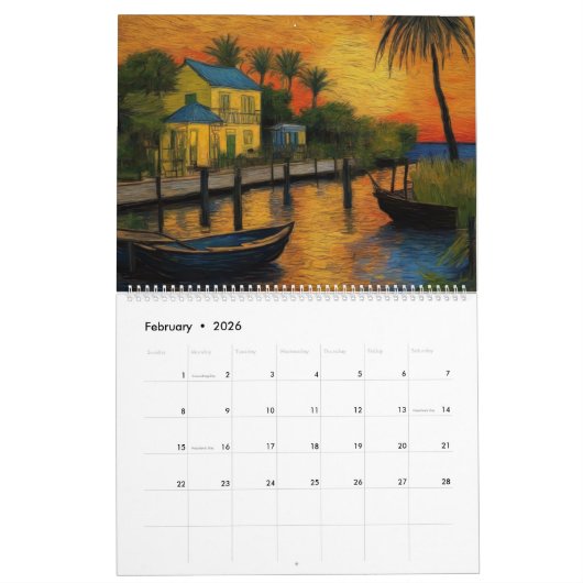 Calendrier Hemingway Hideaway 2024 - (Feb 2026)