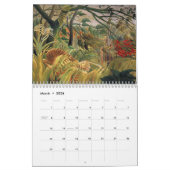 Calendrier Henri Rousseau animal de la jungle 2024 (Mar 2026)