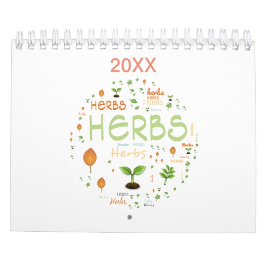 CALENDRIER HERB PERSONNALISÉ - 20XX (Dos)