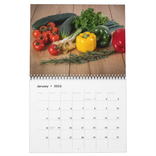 Calendrier Herbs & Spices Calendar (Jan 2026)