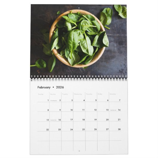 Calendrier Herbs & Spices Calendar (Feb 2026)