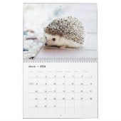 Calendrier Hérisson adorable 2026 (Mar 2026)