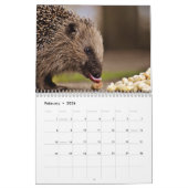 Calendrier Hérisson adorable 2026 (Feb 2026)
