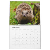 Calendrier Hérisson adorable 2026 (Jan 2027)