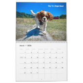Calendrier Hershey Pup Cavalier King Charles Spaniel Calendri (Mar 2026)