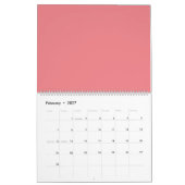 Calendrier Hex #F1838A, Fille (Feb 2027)
