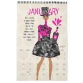 Calendrier Hey Gurl 2026 sur 12 mois (Jan 2027)