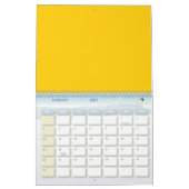 Calendrier Hibiscus fleurs et feuilles (Jan 2027)