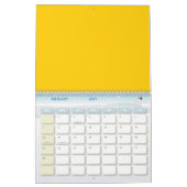 Calendrier Hibiscus fleurs et feuilles (Feb 2027)