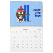 Calendrier hibou 2014 différent (Jan 2027)