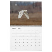 Calendrier Hibou des neiges 2026 (Jan 2027)