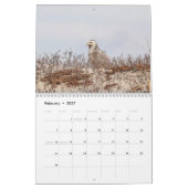 Calendrier Hibou des neiges 2026 (Feb 2027)