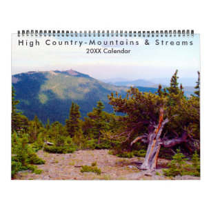 Calendrier High Country - Montagnes & Ruisseaux
