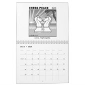 Calendrier Hilarious Chess Peace 2022 calender (Mar 2026)
