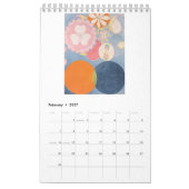 Calendrier Hilma af Klint, Peintures modernes (Feb 2027)