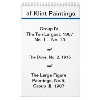 Calendrier Hilma af Klint, Peintures Modernes