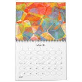 Calendrier Hip Moderne Colorful Retro Imaginaire Abstrait Art (Mar 2027)