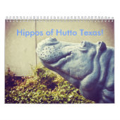 Calendrier Hippopotames de Hutto le Texas ! II (Protection)