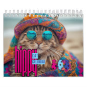 Calendrier Hippy Cat Calendar, Cat (Protection)