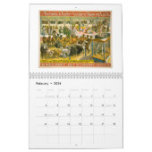 Calendrier historique d'affiche de cirque (Feb 2026)