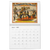 Calendrier historique d'affiche de cirque (Mar 2027)