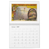 Calendrier historique d'affiche de cirque (Jan 2027)